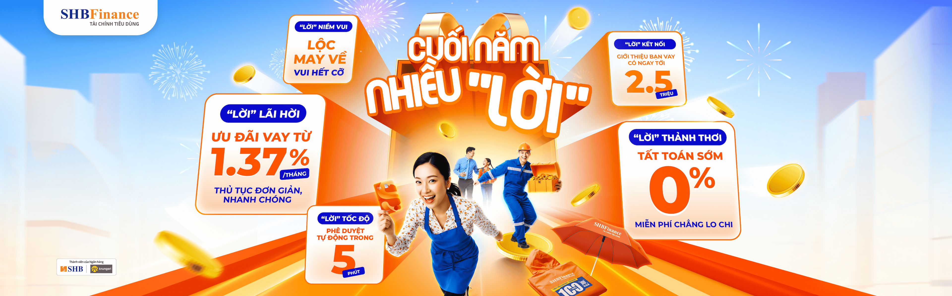 CTKM CUỐI NĂM NHIỀU LỜI